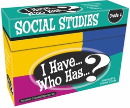 [TCRX7865] I Have... Who Has...? Social Studies Game (Gr. 4) (37cards)