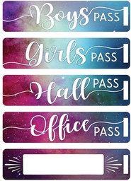 [TNTX10572] MAGNETIC HALL PASS ST GALAXY SCRIPT 21cm.x 5cm. (5 pc.set)