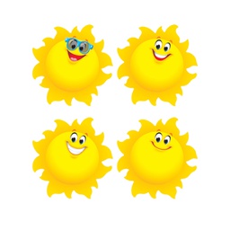 [TX10872] Suns Mini Accent Variety pk 4 designs / 9 of each (7.5cm)(36 pcs.)
