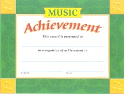 [TX11014] Music Achievement CRT (21.5cmx 28cm)(30 sheets)