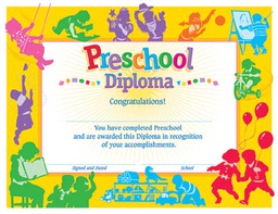 [TX17001] Classic Preschool Diploma (21.5 x 28cm)     (30 sheets)