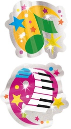 [TX37016] Music Marvels Foil Bright Stickers (2 Sheets)