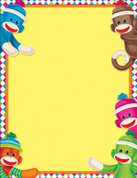 [TX38470] Sock Monkeys Chart (55cm.x 43cm.)