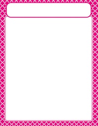 [TX38604] Moroccan Pink Chart (55cm.x 43cm.)