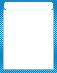 [TX38618] Polka Dots Blue Chart (55cm.x 43cm.)