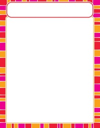 [TX38631] Stripe-tacular Snazzy Red Chart (55cm.x 43cm.)