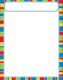 [TX38633] Stripe-tacular Cheerful Chart (55cmx 43cm)
