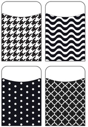 [TX77901] Black &amp; White 4 Designs (8.8 x 13.3cm)   (40 pockets)