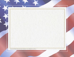 [VAX651] Stars 'n Stripes Border 21 1/2cm.x 28cm.(50  pk.)