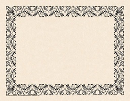 [VAX914] Art Deco Black - Border Paper (21.5 x 28cm)    (50  pk.)