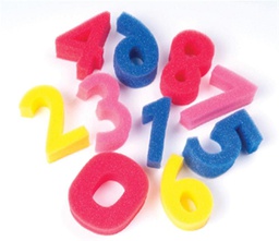 [PXAC9066] PAINT SPONGE NUMBERS AGES -3 10 pcs