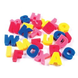[PXAC9065] PAINT SPONGE LETTERS 26 pcs