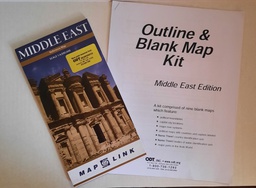 [ODTXME] MIDDLE EAST PACK (9 blank map kit)(9''x12'')(30.4cmx22.8cm)