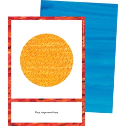 [CDX145134] ERIC CARLE SHAPES LEARNING CARDS  ( 14cm x 10.5cm)      (66 cards)