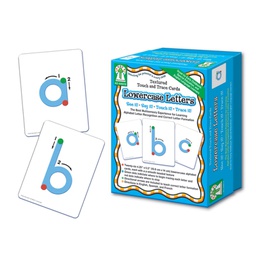 [KE846012] Textured Touch and Trace Cards: Lowercase (26pcs)(4.25&quot; x 5.5&quot;)(10.7cmx12.7cm)