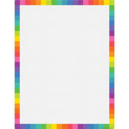 [TCR7109] Colorful Blank Write-On/Wipe-Off Chart 17''x22''(43cmx55cm)