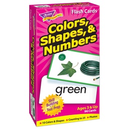 [T53011] Colors, Shapes, &amp; Numbers Flash Cards Two-sided (96cards)