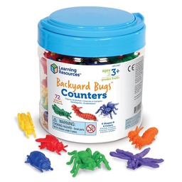 [LER0457] Backyard Bugs Counters (Set of 72)