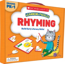 [9781338239737] Learning Puzzles: Rhyming (Gr PK-1) (20pcs)