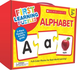 [9781338630503] First Learning Puzzles: Alphabet (AGE 3+) (26pcs)