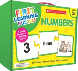[9781338630510] First Learning Puzzles: Numbers (AGE 3+) (25pcs)