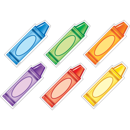 [EP62664] Crayons Mini Accents 36/pack 3.5''x1.14'' (9cm x 2.9cm)