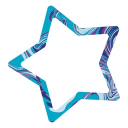 [CD151101] MARBLE SWIRL STAR Notepad (50 sheets/pkg)