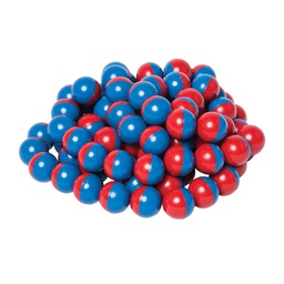 [DO73671550] Magnet Marbles - North/South Red/Blue  50 pcs