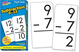 [T53103] SUBTRACTION 0-12 Skill Drill Flash Cards (91 cards)