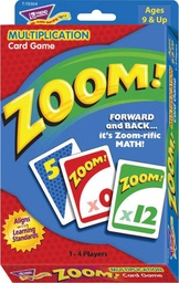 [T76304] ZOOM! Multiplication CARD GAME (100 cards) AGE 9+