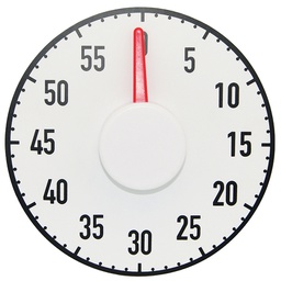 [ASH10205] THE BIG TIMER- 60 minute countdown magnetic 7.5&quot; diameter (19cm diameter)