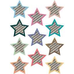 [TCR8860] HOME SWEET CLASSROOM STARS Mini Accents 36/pack  3&quot; (7.5cm)