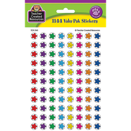 [TCR5141] SMILEY STARS Mini Stickers Valu-Pak 1144/pkg
