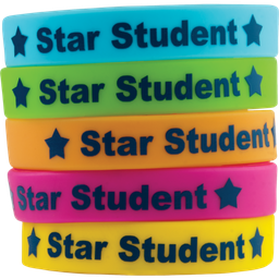[TCR6548] STAR STUDENT Wristbands (10 pcs)