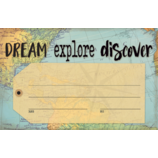 [TCR8570] Travel the Map Dream Explore Discover Awards (21.5cmx13.9cm)(25pcs)
