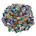 CREATIVITY STREET ACRYLIC GEMSTONES ASSORTED SIZES ASSORTED COLORS 1 LB.