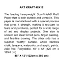 ART KRAFT 48X12 BRITE BLUE (122cm.x 3.6m)