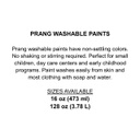 Washable Ready-to-Use Paint (16oz=473ml) Metallic SILVER