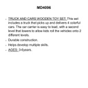 Car Carrier Wooden Toys