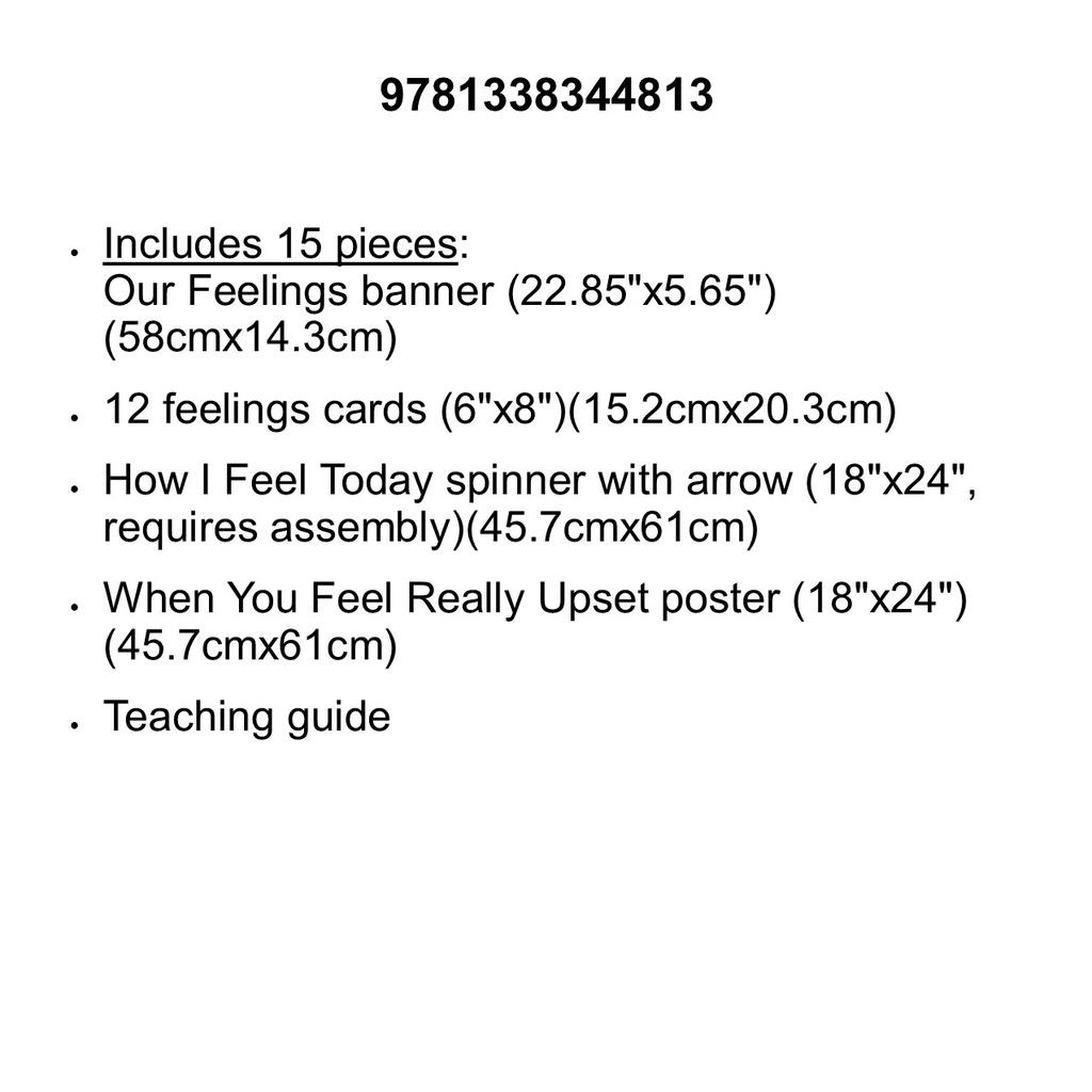 Our Feeling Bulletin Board Set(15pcs)