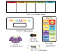 Weather Mini Bulletin Board Set Grade PK-2 (55 pcs)