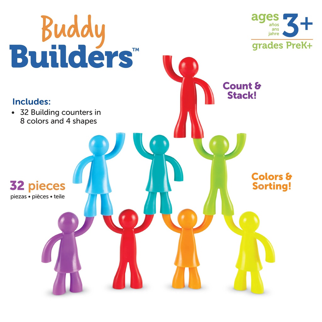 Buddy Builders (Ages: 3+) (32pcs)(8cmx5cm)