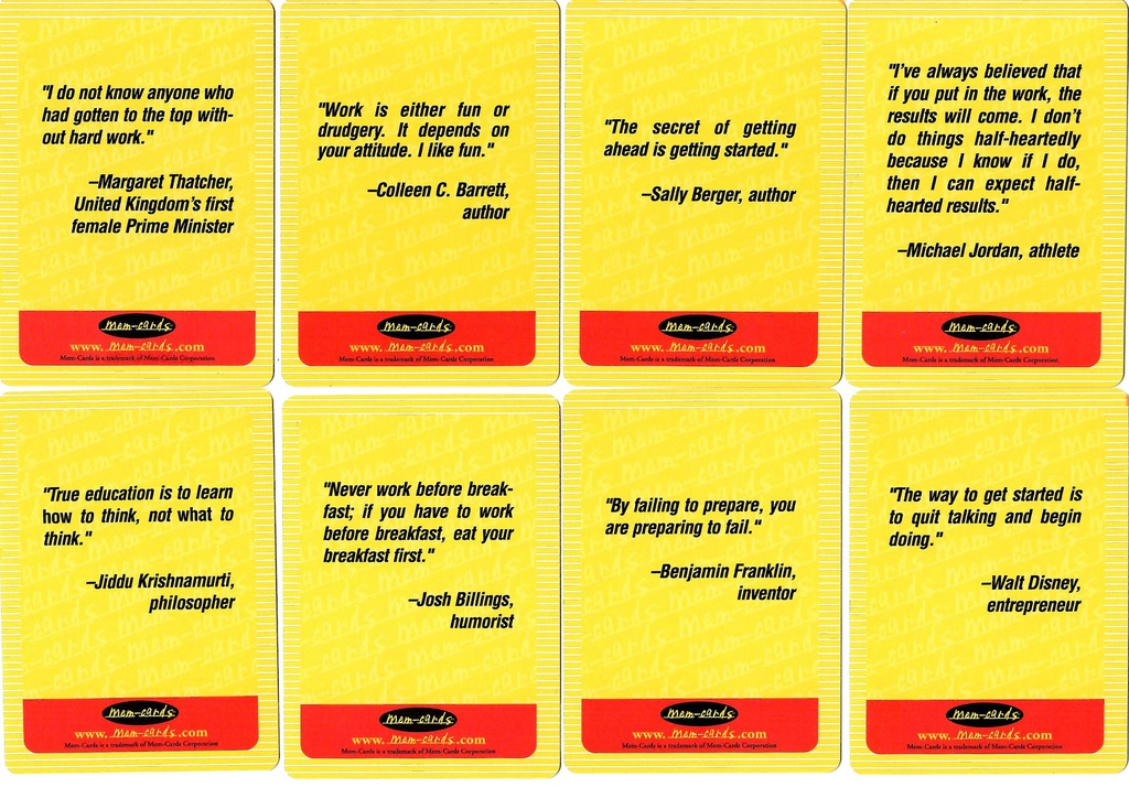 How to do Homework... - Mem-cards (28 double sided cards)