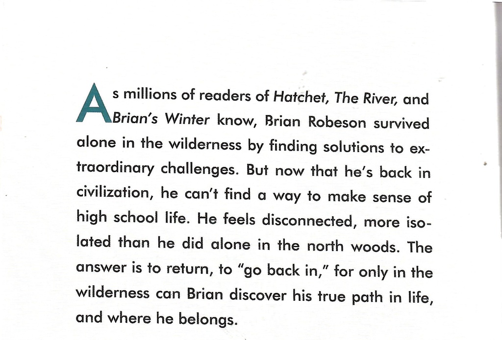 Brian's Return (Hatchet #04)  ( 9+yrs)