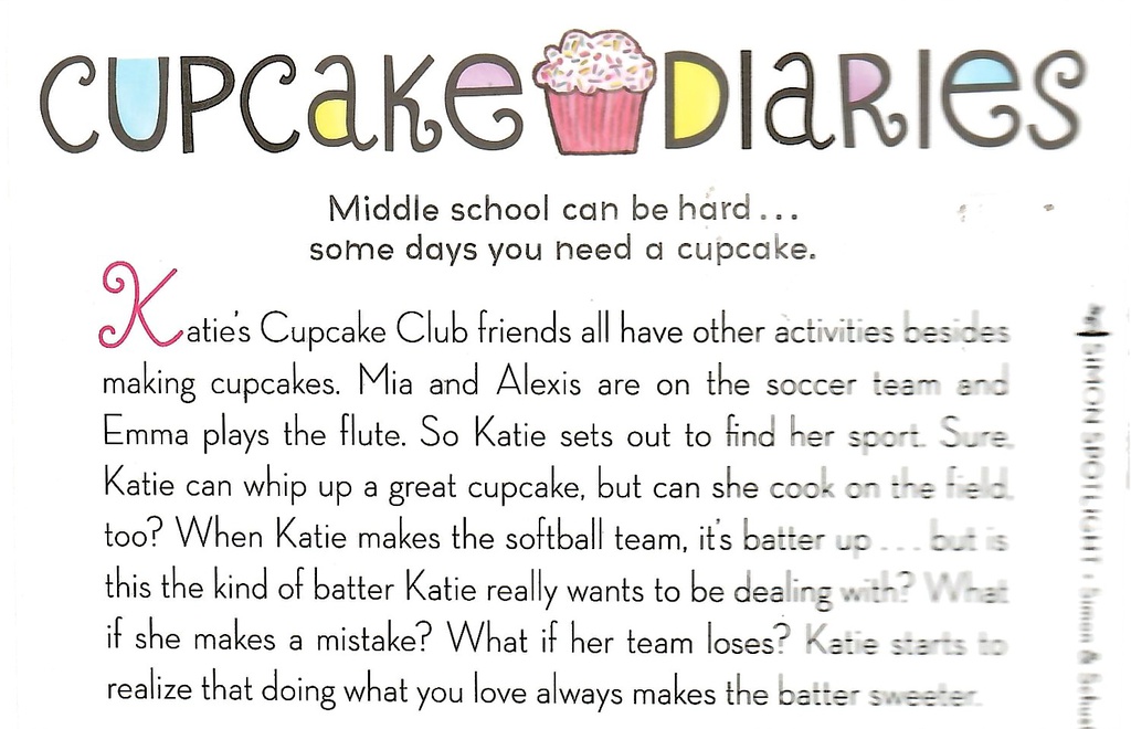 KATIE, BATTER UP! (Cupcake Diaries #04) (8-12yrs)