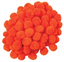 CREATIVITY STREET POM PONS 1&quot; (2.54cm) ORANGE 100 pcs (copy)