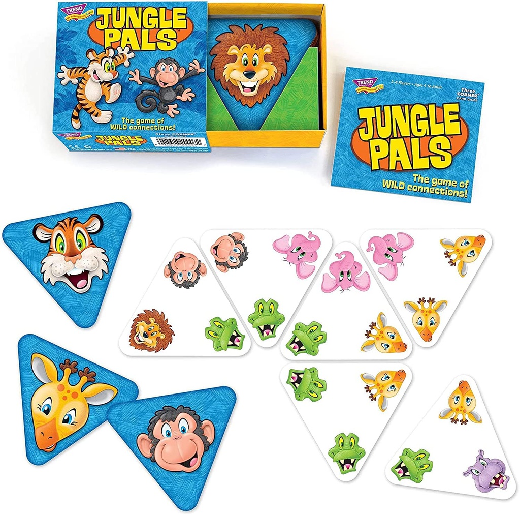 JUNGLE PALS CARD GAME (63 cards) AGE 4+