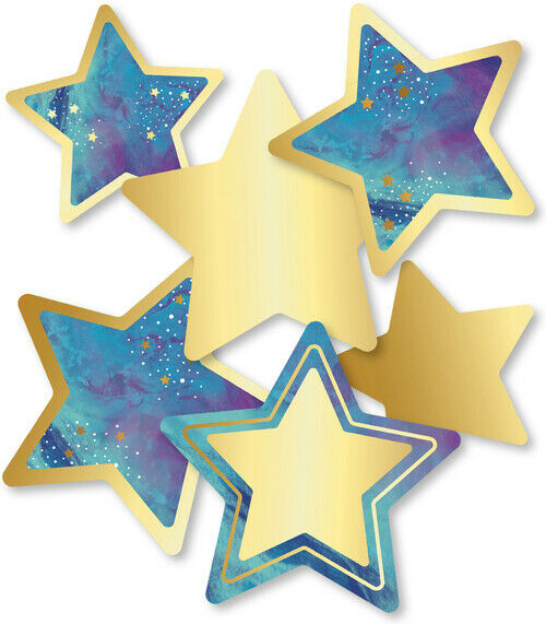 STAR ACCENTS ASSORTED 18 large stars (5.5&quot;(14cm) 12 medium stars 5&quot;(12.7cm) 6 small stars 4&quot;(10cm) (36 pcs)