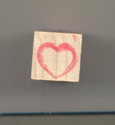 HEART INCENTIVE STAMP (1.2cmx1.2cmx4.4cm)(0.5''x0.5''x1.75''))(3+yrs)