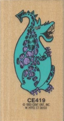 Large Dragon Stamp (3.5''x2.5'')(3+yrs)(8.8cmx6.3cm)